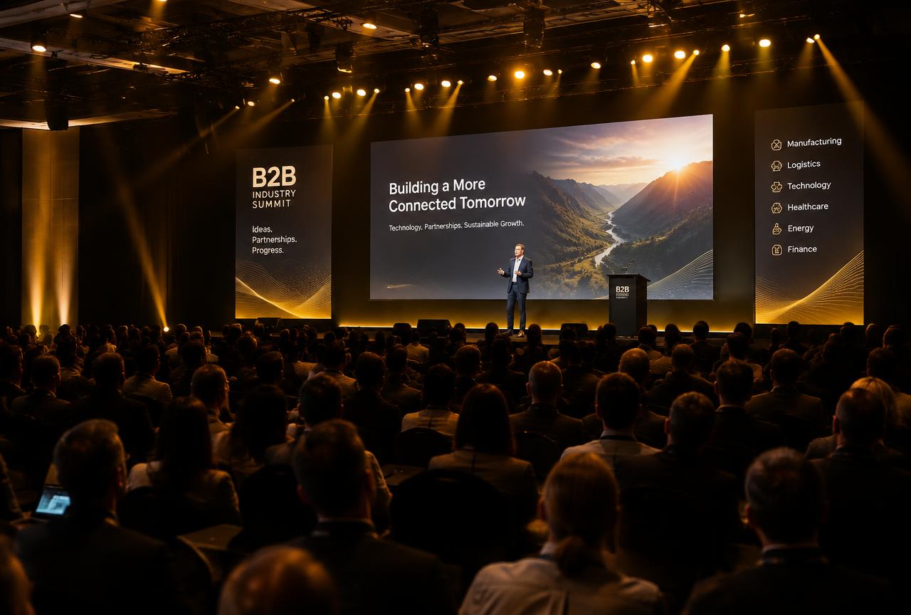 Community Day keynote in a conference hall